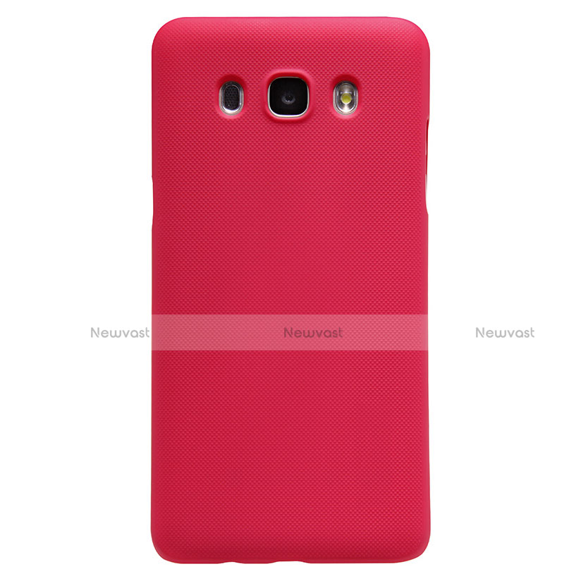 Hard Rigid Plastic Matte Finish Snap On Cover M02 for Samsung Galaxy J5 Duos (2016) Red