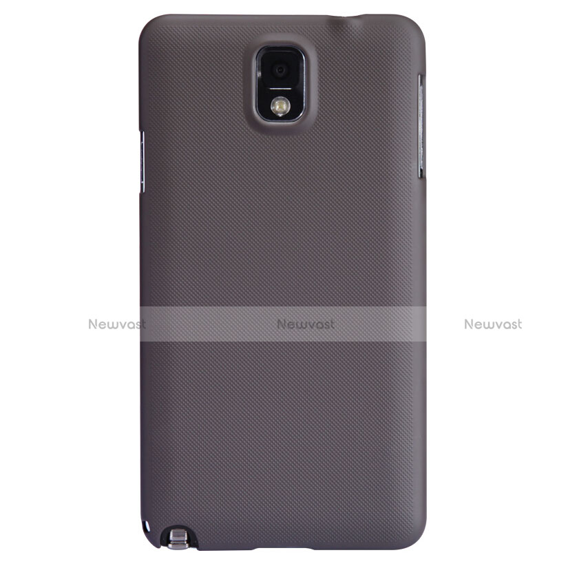 Hard Rigid Plastic Matte Finish Snap On Cover M02 for Samsung Galaxy Note 3 N9000 Brown