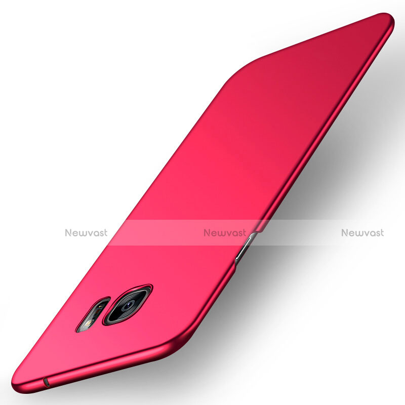 Hard Rigid Plastic Matte Finish Snap On Cover M02 for Samsung Galaxy S6 Edge+ Plus SM-G928F Red