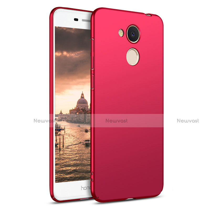 Hard Rigid Plastic Matte Finish Snap On Cover M03 for Huawei Honor 6C Pro Red