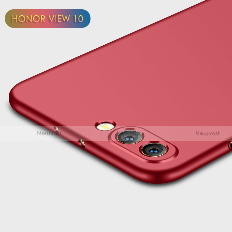 Hard Rigid Plastic Matte Finish Snap On Cover M03 for Huawei Honor V10 Red