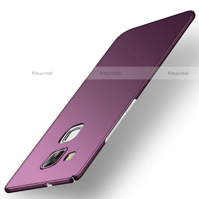 Hard Rigid Plastic Matte Finish Snap On Cover M03 for Huawei Mate 7 Purple