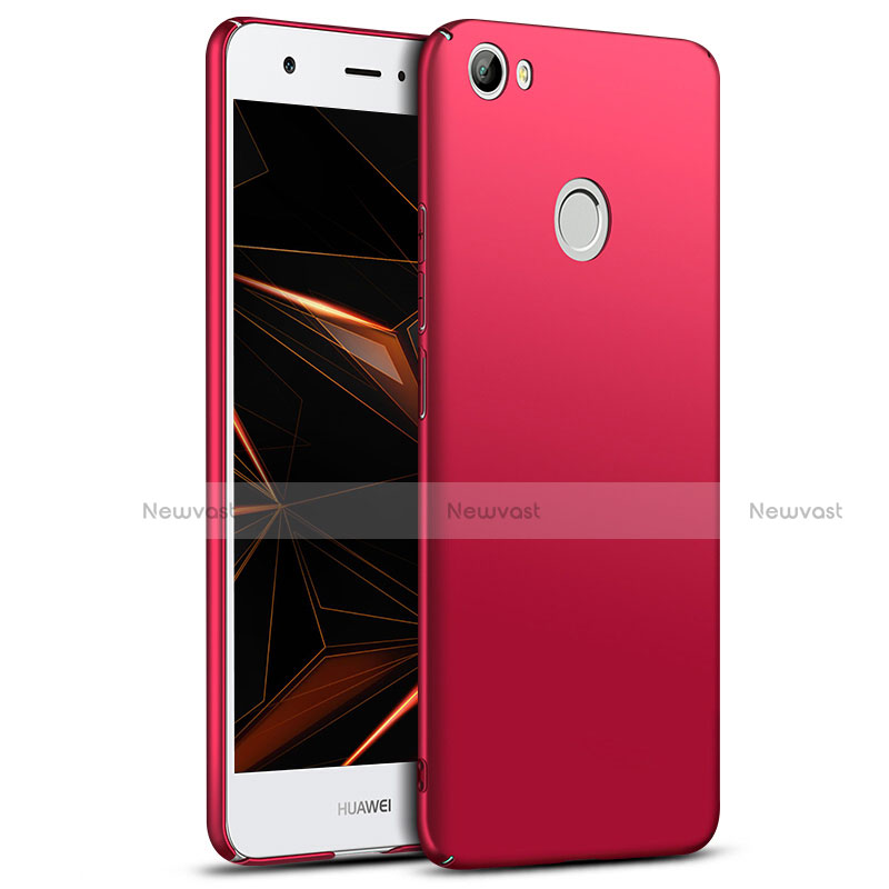 Hard Rigid Plastic Matte Finish Snap On Cover M03 for Huawei Nova Red