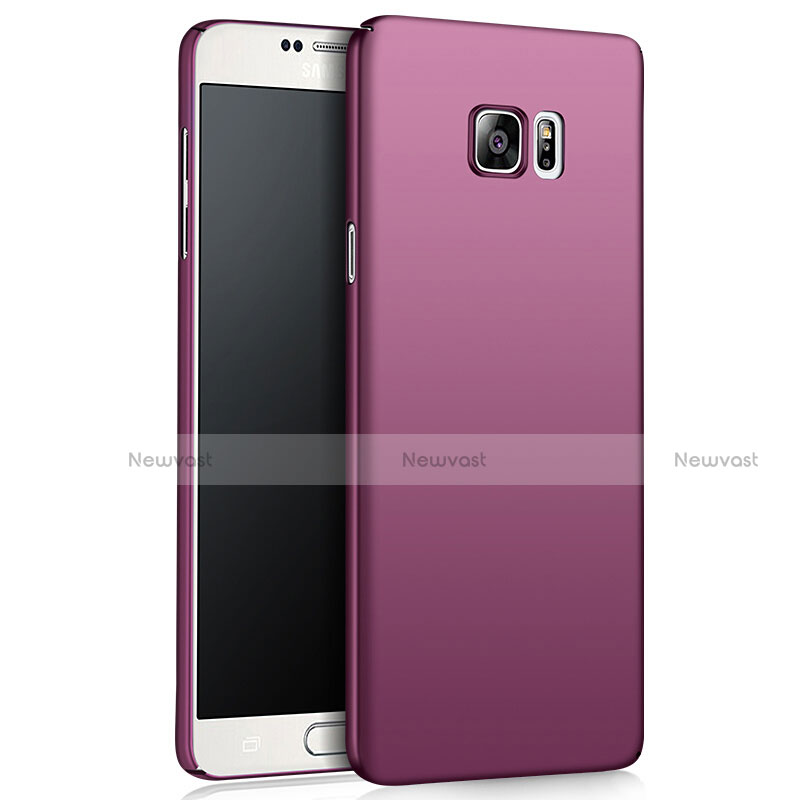 Hard Rigid Plastic Matte Finish Snap On Cover M03 for Samsung Galaxy Note 5 N9200 N920 N920F Purple