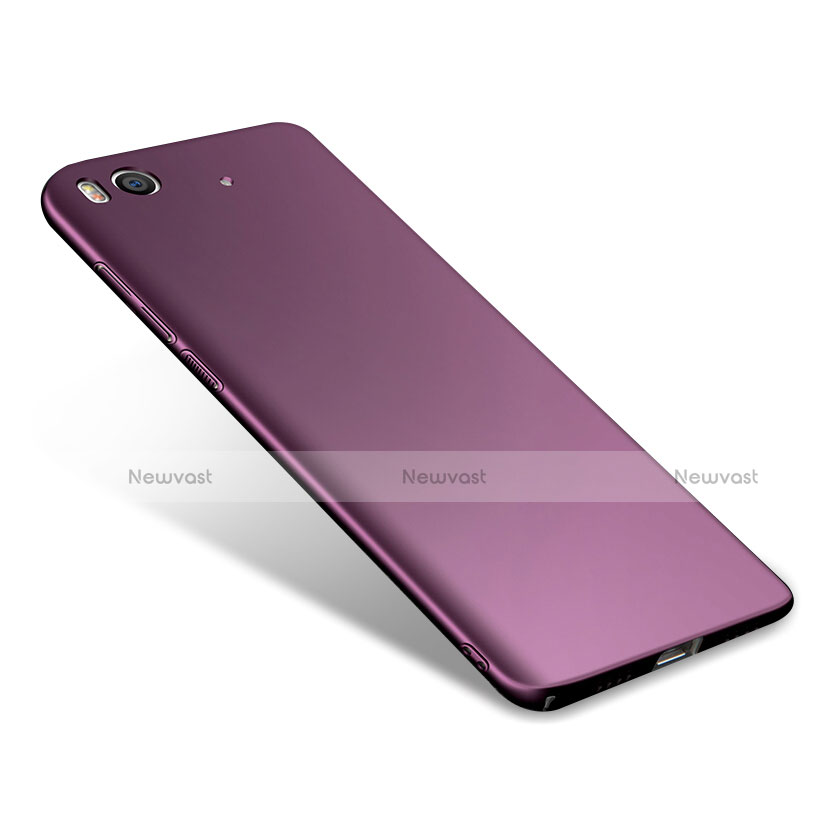 Hard Rigid Plastic Matte Finish Snap On Cover M03 for Xiaomi Mi 5S Purple