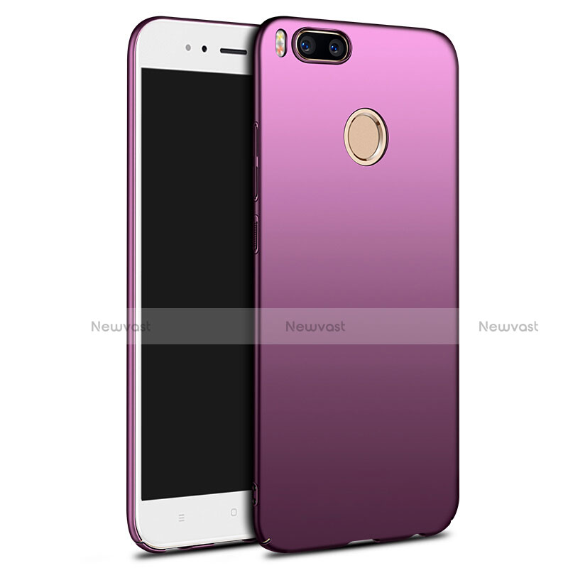 Hard Rigid Plastic Matte Finish Snap On Cover M03 for Xiaomi Mi 5X Purple