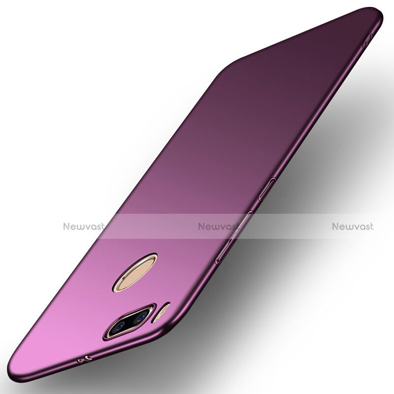 Hard Rigid Plastic Matte Finish Snap On Cover M03 for Xiaomi Mi 5X Purple