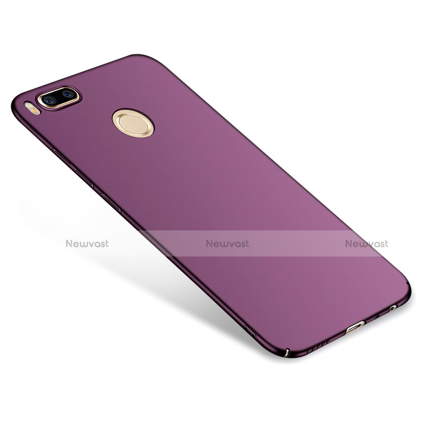 Hard Rigid Plastic Matte Finish Snap On Cover M03 for Xiaomi Mi 5X Purple