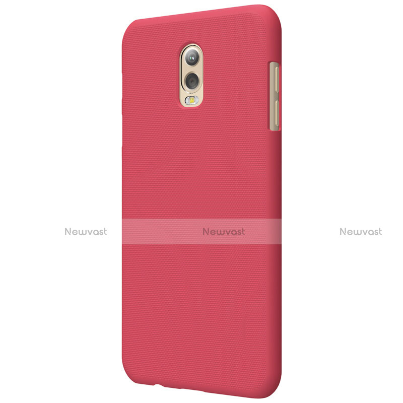 Hard Rigid Plastic Matte Finish Snap On Cover M04 for Samsung Galaxy C7 (2017) Red