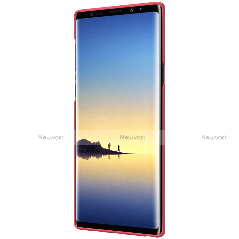 Hard Rigid Plastic Matte Finish Snap On Cover M04 for Samsung Galaxy Note 9 Red