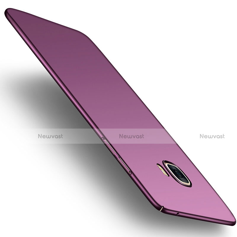 Hard Rigid Plastic Matte Finish Snap On Cover M05 for Samsung Galaxy C5 SM-C5000 Purple