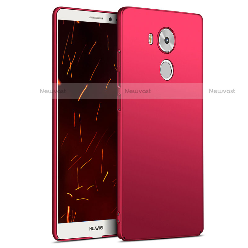 Hard Rigid Plastic Matte Finish Snap On Cover M06 for Huawei Mate 8 Red