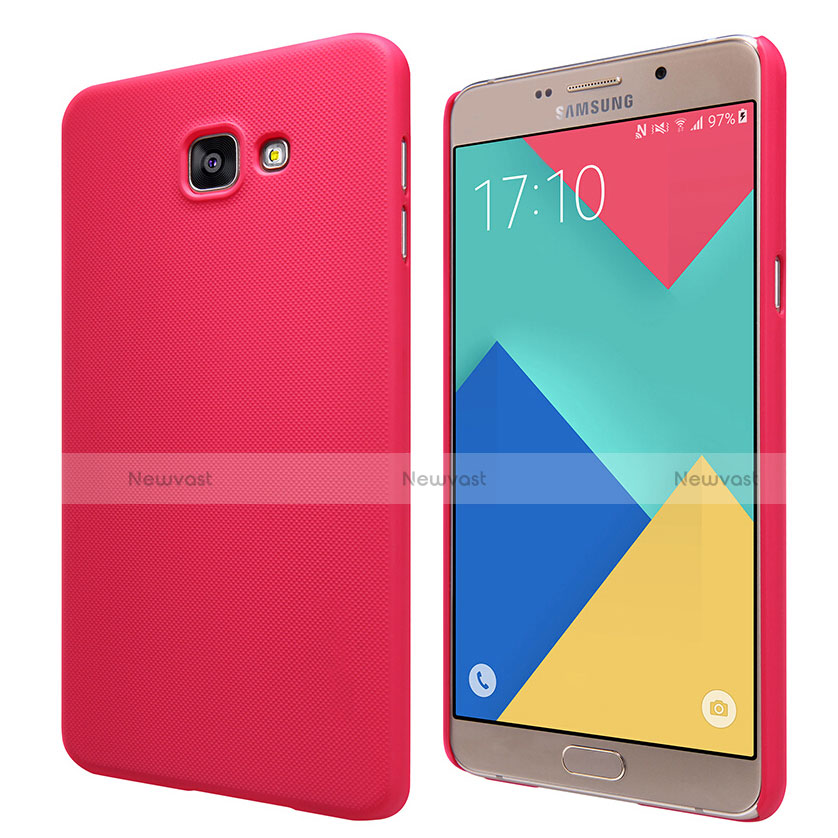 Hard Rigid Plastic Matte Finish Snap On Cover M06 for Samsung Galaxy A9 (2016) A9000 Red