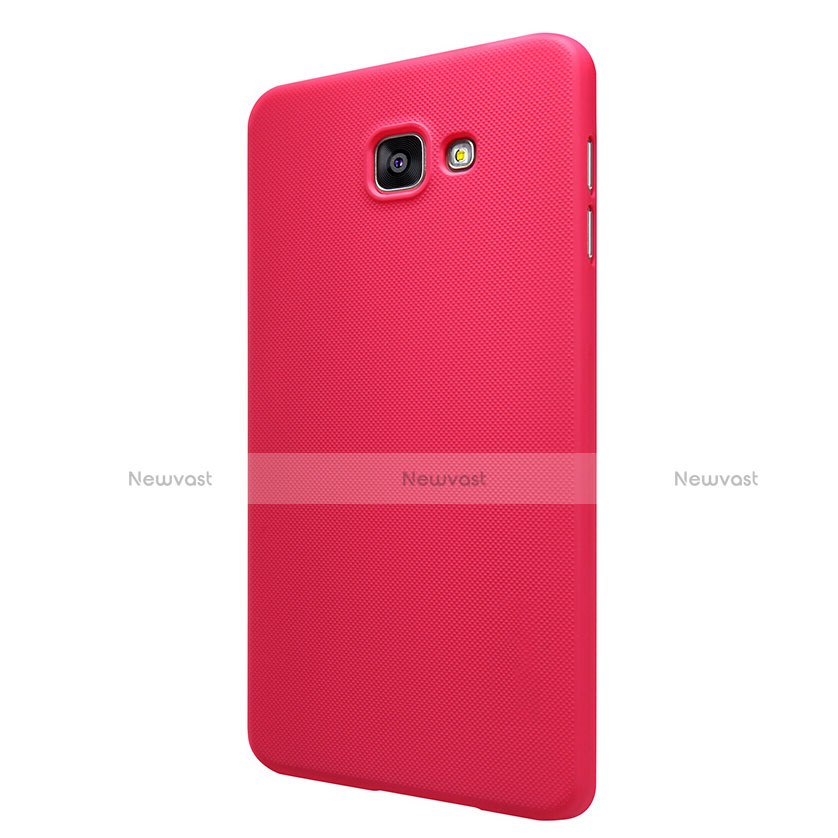 Hard Rigid Plastic Matte Finish Snap On Cover M06 for Samsung Galaxy A9 Pro (2016) SM-A9100 Red