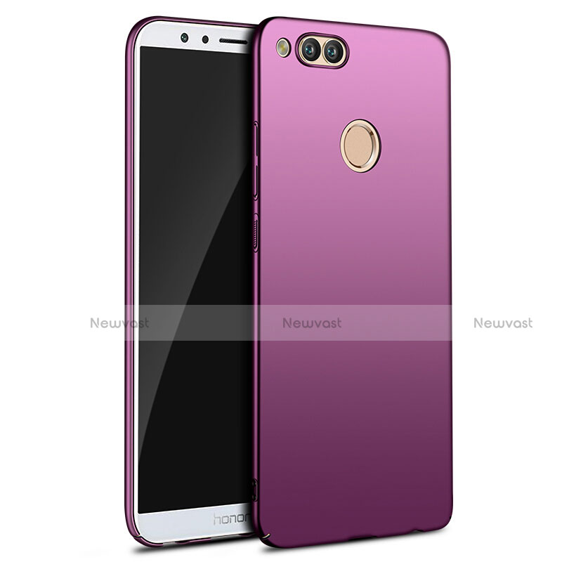 Hard Rigid Plastic Matte Finish Snap On Cover M09 for Huawei Honor Play 7X Purple