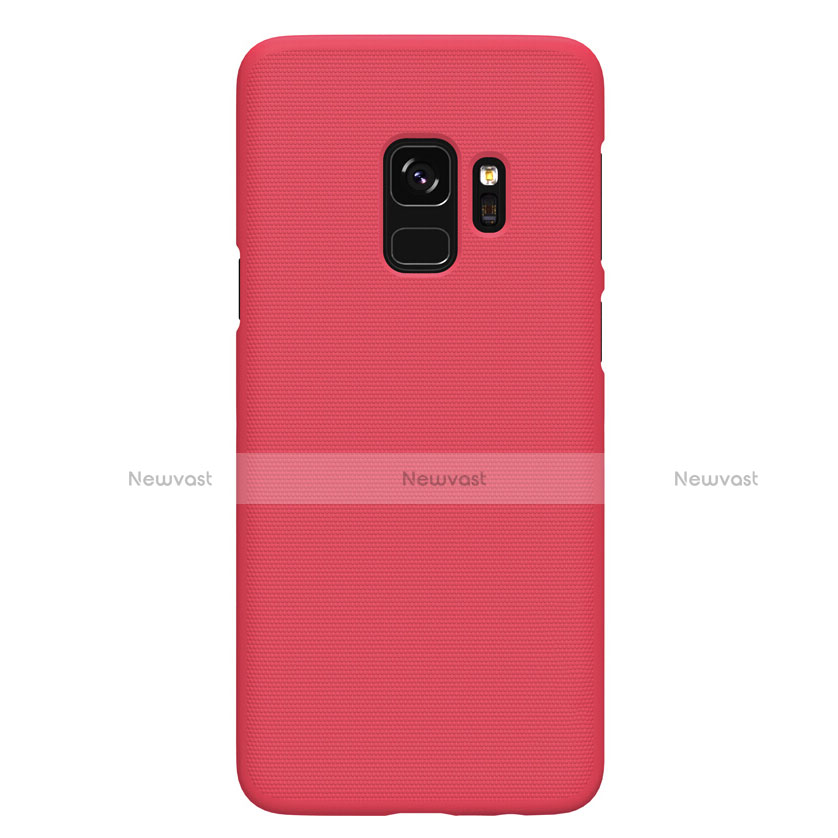 Hard Rigid Plastic Matte Finish Snap On Cover M09 for Samsung Galaxy S9 Red