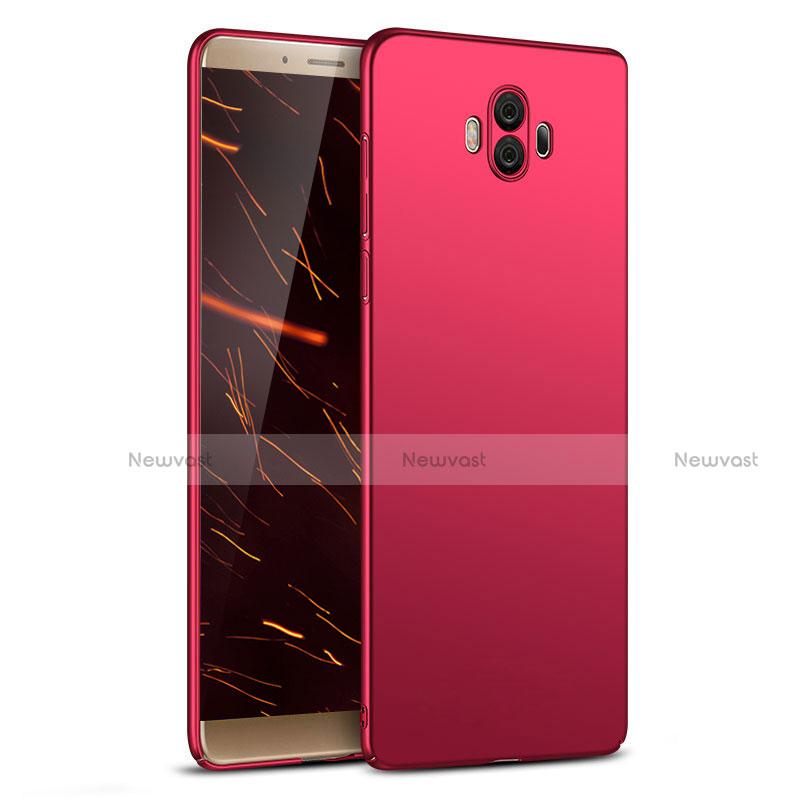 Hard Rigid Plastic Matte Finish Snap On Cover M12 for Huawei Mate 10 Red