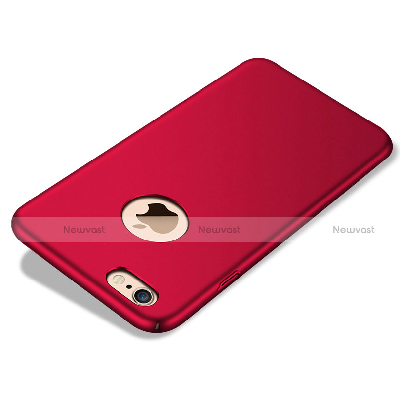 Hard Rigid Plastic Matte Finish Snap On Cover P01 for Apple iPhone 6 Red