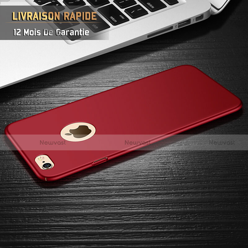 Hard Rigid Plastic Matte Finish Snap On Cover P01 for Apple iPhone 6S Red