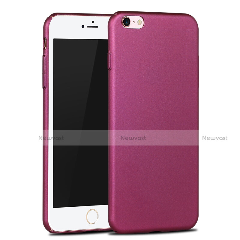 Hard Rigid Plastic Matte Finish Snap On Cover P04 for Apple iPhone 6S Purple