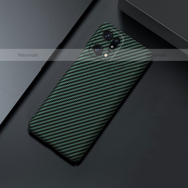 Hard Rigid Plastic Matte Finish Twill Snap On Case Cover for Oppo Find X5 Pro 5G