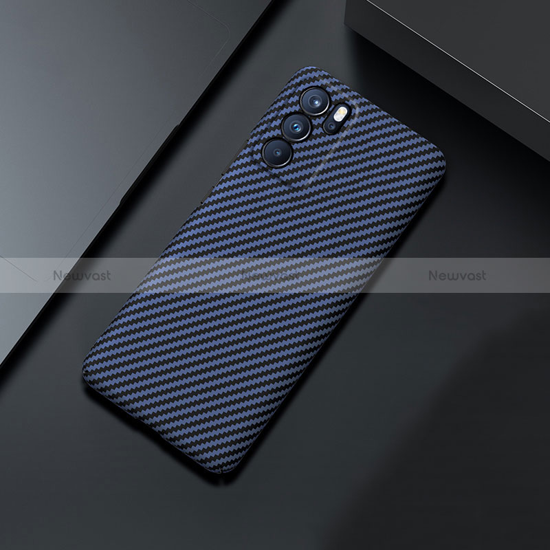 Hard Rigid Plastic Matte Finish Twill Snap On Case Cover for Oppo Reno6 5G