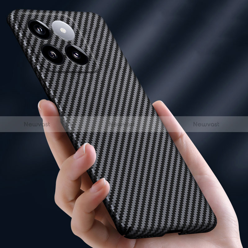 Hard Rigid Plastic Matte Finish Twill Snap On Case Cover for Xiaomi Mi 14 5G