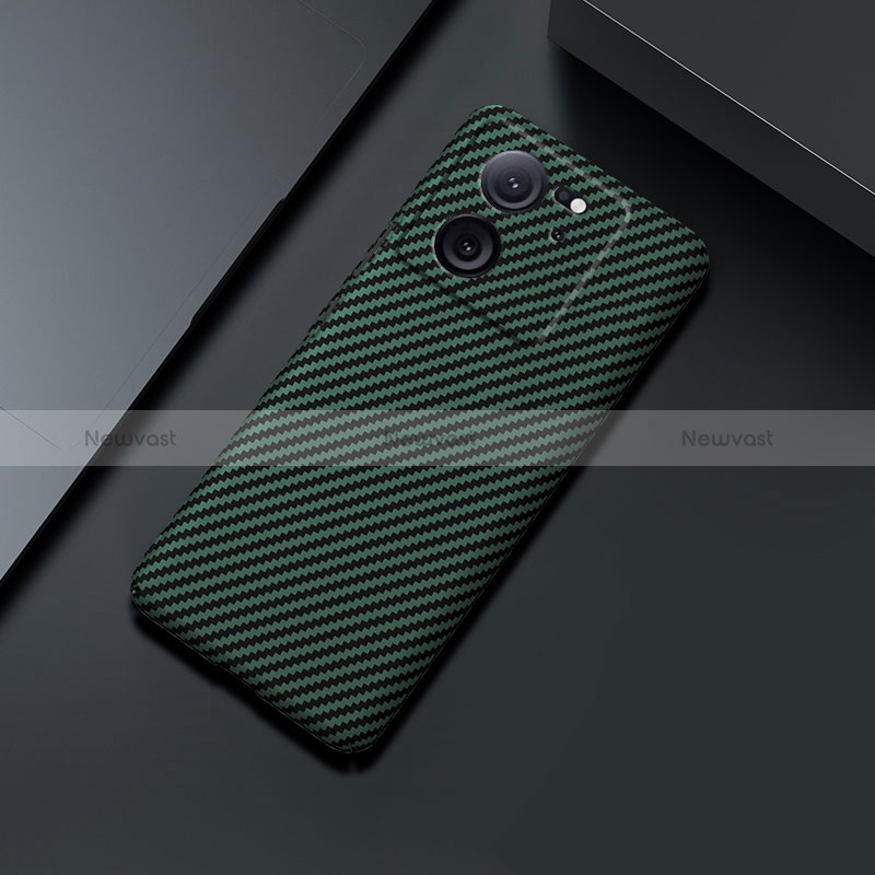 Hard Rigid Plastic Matte Finish Twill Snap On Case Cover for Xiaomi Redmi K60 Ultra 5G Green