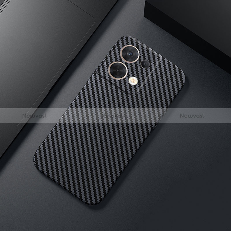 Hard Rigid Plastic Matte Finish Twill Snap On Case Cover for Xiaomi Redmi Note 13 5G Black