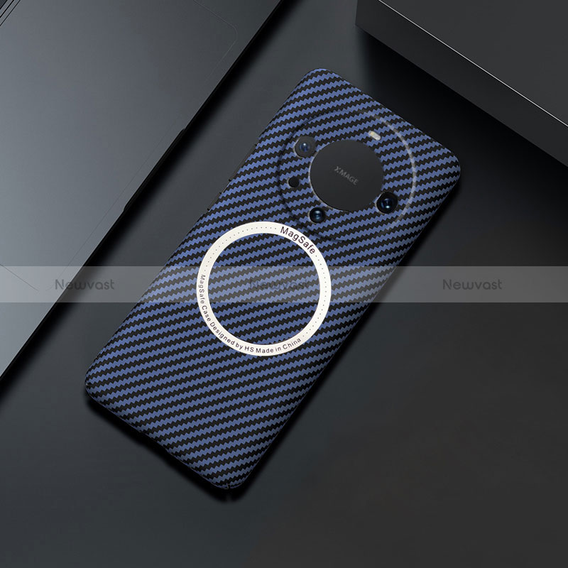 Hard Rigid Plastic Matte Finish Twill Snap On Case Cover with Mag-Safe Magnetic T01 for Huawei Mate 60