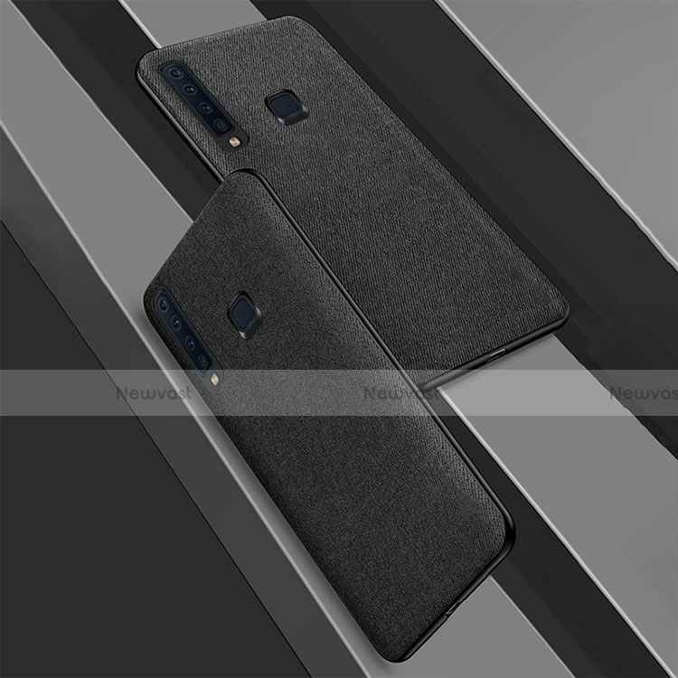 Hard Rigid Plastic Matte Finish Twill Snap On Case for Samsung Galaxy A9s Gray