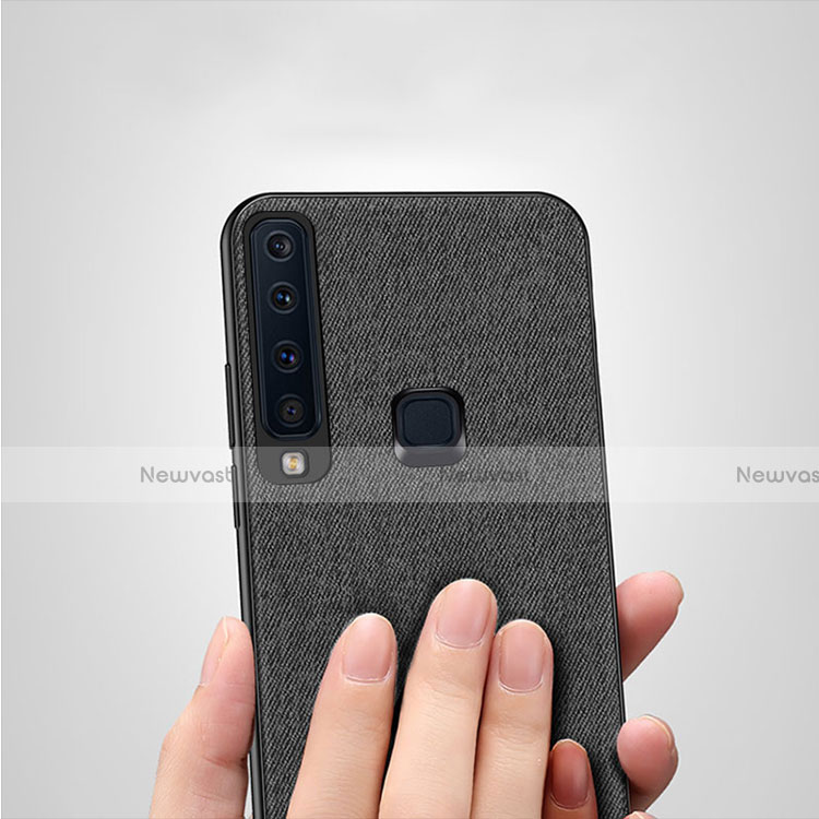 Hard Rigid Plastic Matte Finish Twill Snap On Case for Samsung Galaxy A9s Gray