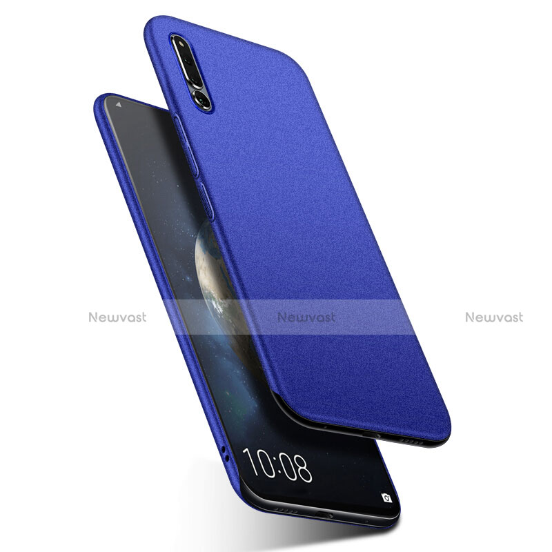 Hard Rigid Plastic Quicksand Cover Case Q01 for Huawei Honor Magic 2 Blue