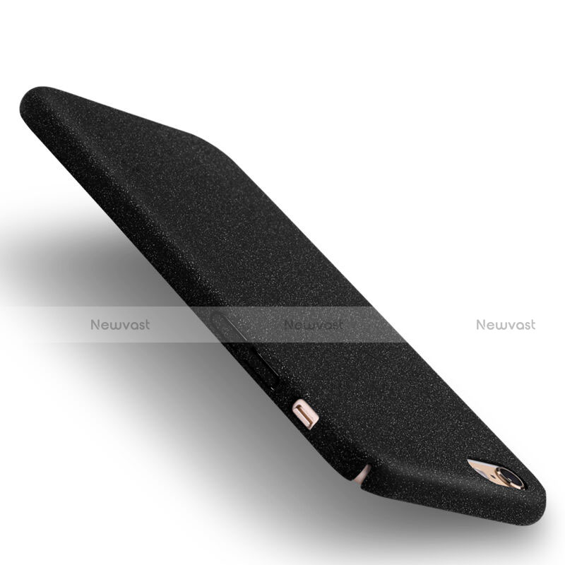 Hard Rigid Plastic Quicksand Cover for Apple iPhone 6 Plus Black