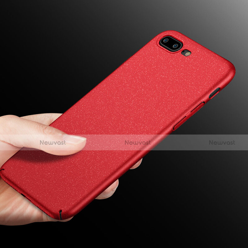 Hard Rigid Plastic Quicksand Cover for Apple iPhone 8 Plus Red