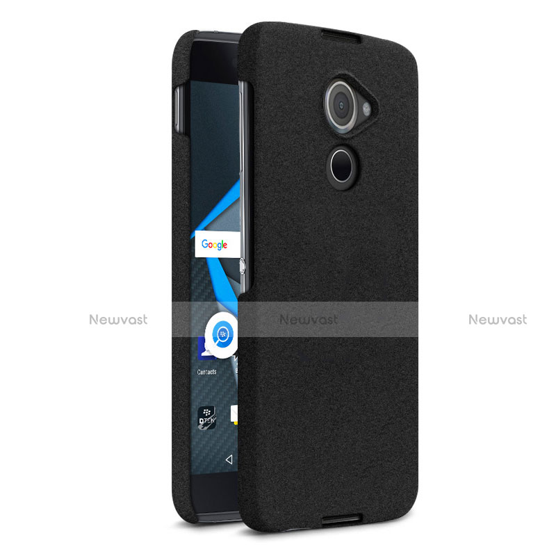 Hard Rigid Plastic Quicksand Cover for Blackberry DTEK60 Black