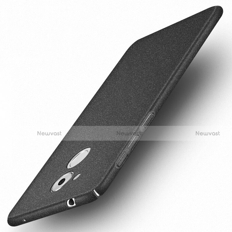 Hard Rigid Plastic Quicksand Cover for Huawei Enjoy 6S Black