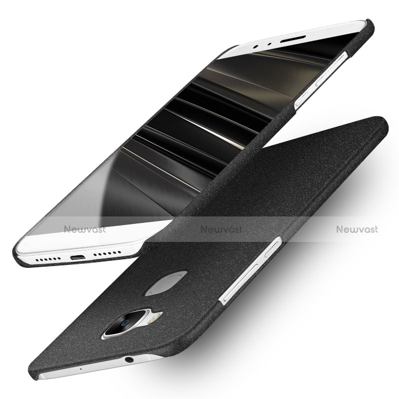 Hard Rigid Plastic Quicksand Cover for Huawei G8 Black