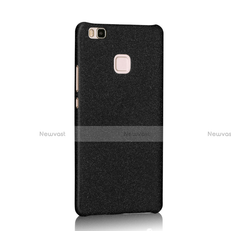 Hard Rigid Plastic Quicksand Cover for Huawei G9 Lite Black