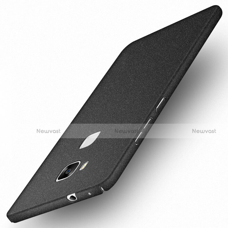 Hard Rigid Plastic Quicksand Cover for Huawei Honor Play 5X Black