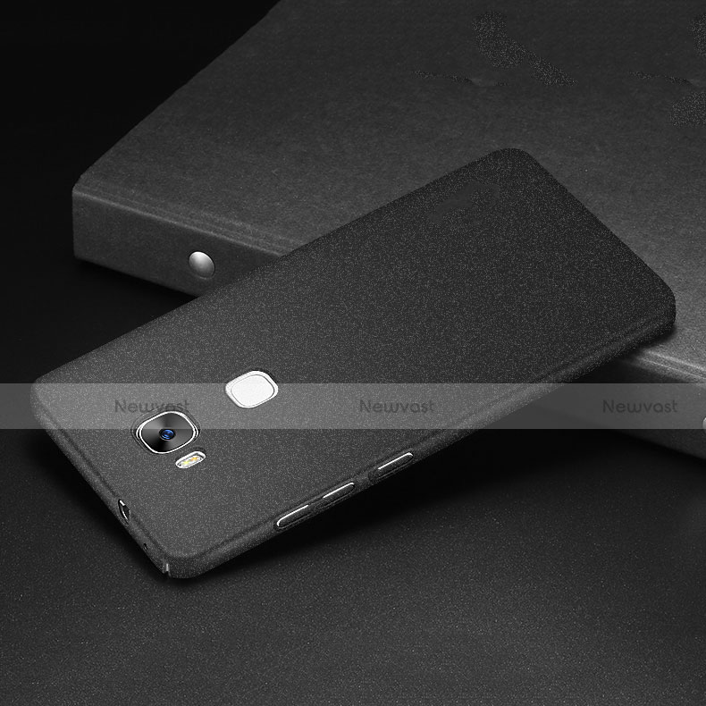 Hard Rigid Plastic Quicksand Cover for Huawei Honor X5 Black