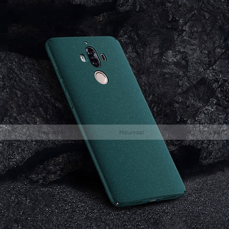 Hard Rigid Plastic Quicksand Cover for Huawei Mate 9 Green