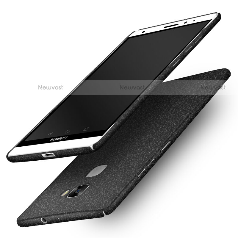 Hard Rigid Plastic Quicksand Cover for Huawei Mate S Black