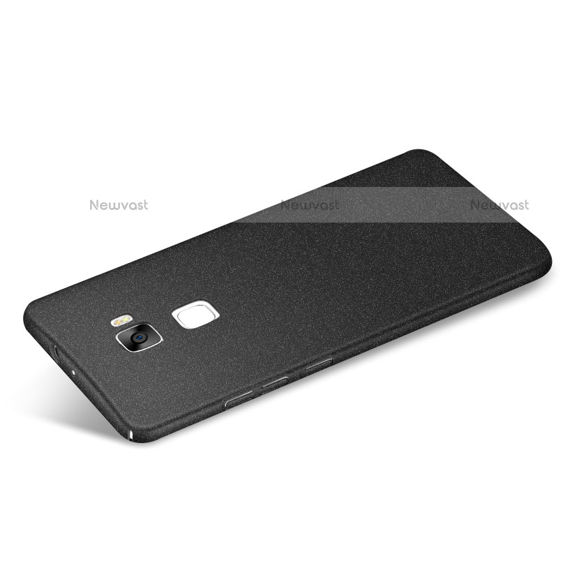 Hard Rigid Plastic Quicksand Cover for Huawei Mate S Black