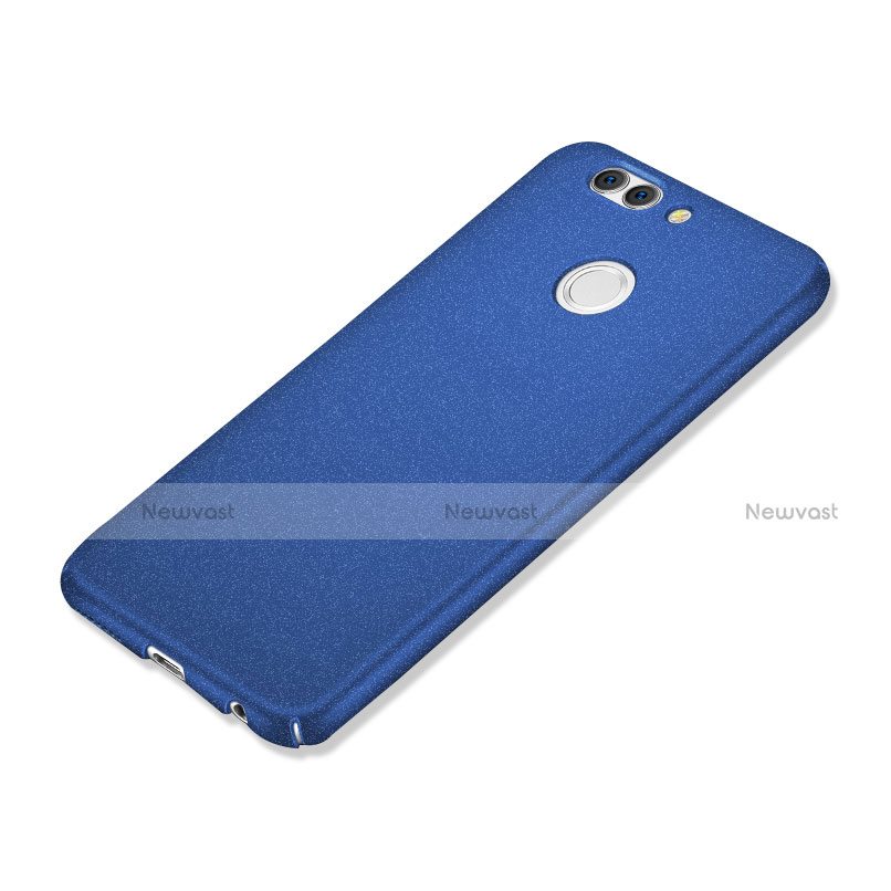 Hard Rigid Plastic Quicksand Cover for Huawei Nova 2 Blue