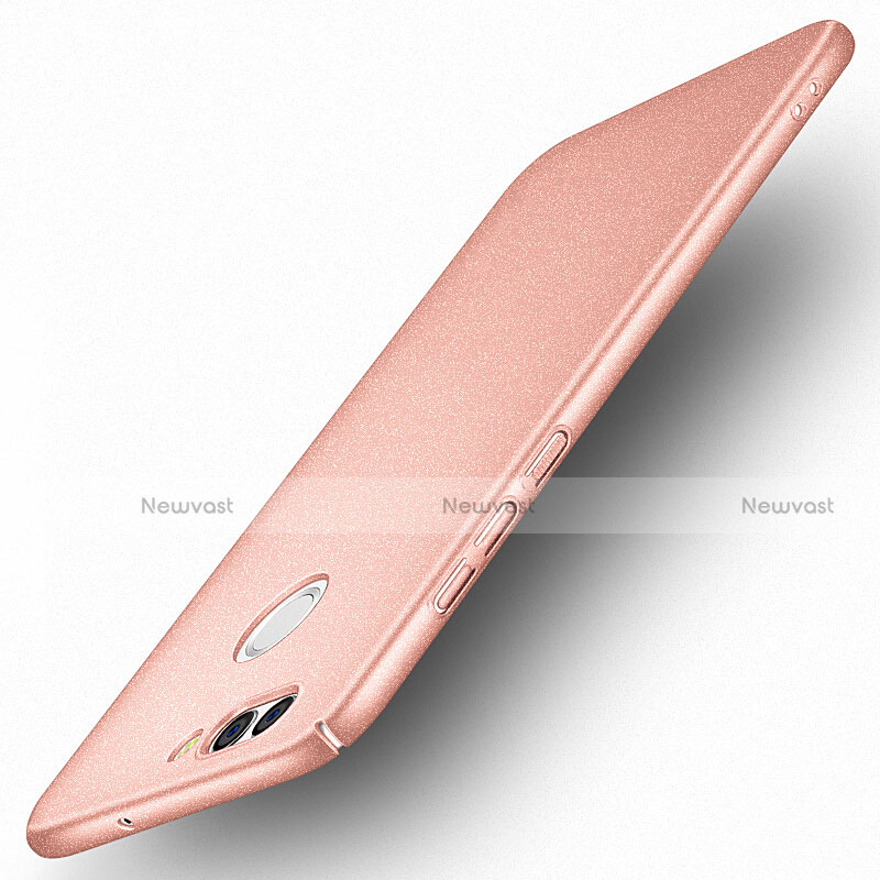 Hard Rigid Plastic Quicksand Cover for Huawei Nova 2 Plus Rose Gold