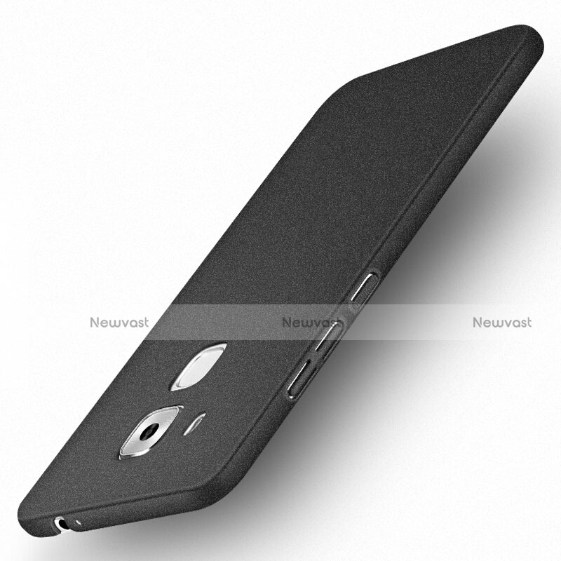 Hard Rigid Plastic Quicksand Cover for Huawei Nova Plus Black