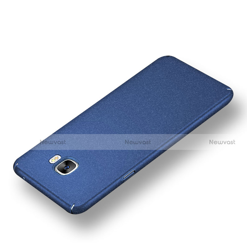 Hard Rigid Plastic Quicksand Cover for Samsung Galaxy C5 SM-C5000 Blue