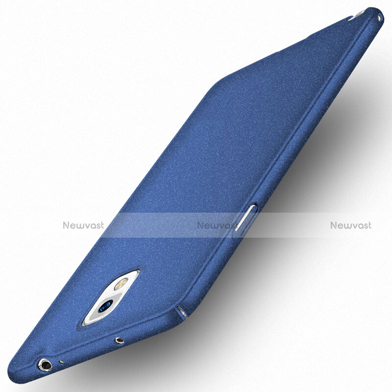 Hard Rigid Plastic Quicksand Cover for Samsung Galaxy Note 3 N9000 Blue