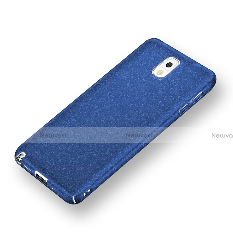 Hard Rigid Plastic Quicksand Cover for Samsung Galaxy Note 3 N9000 Blue